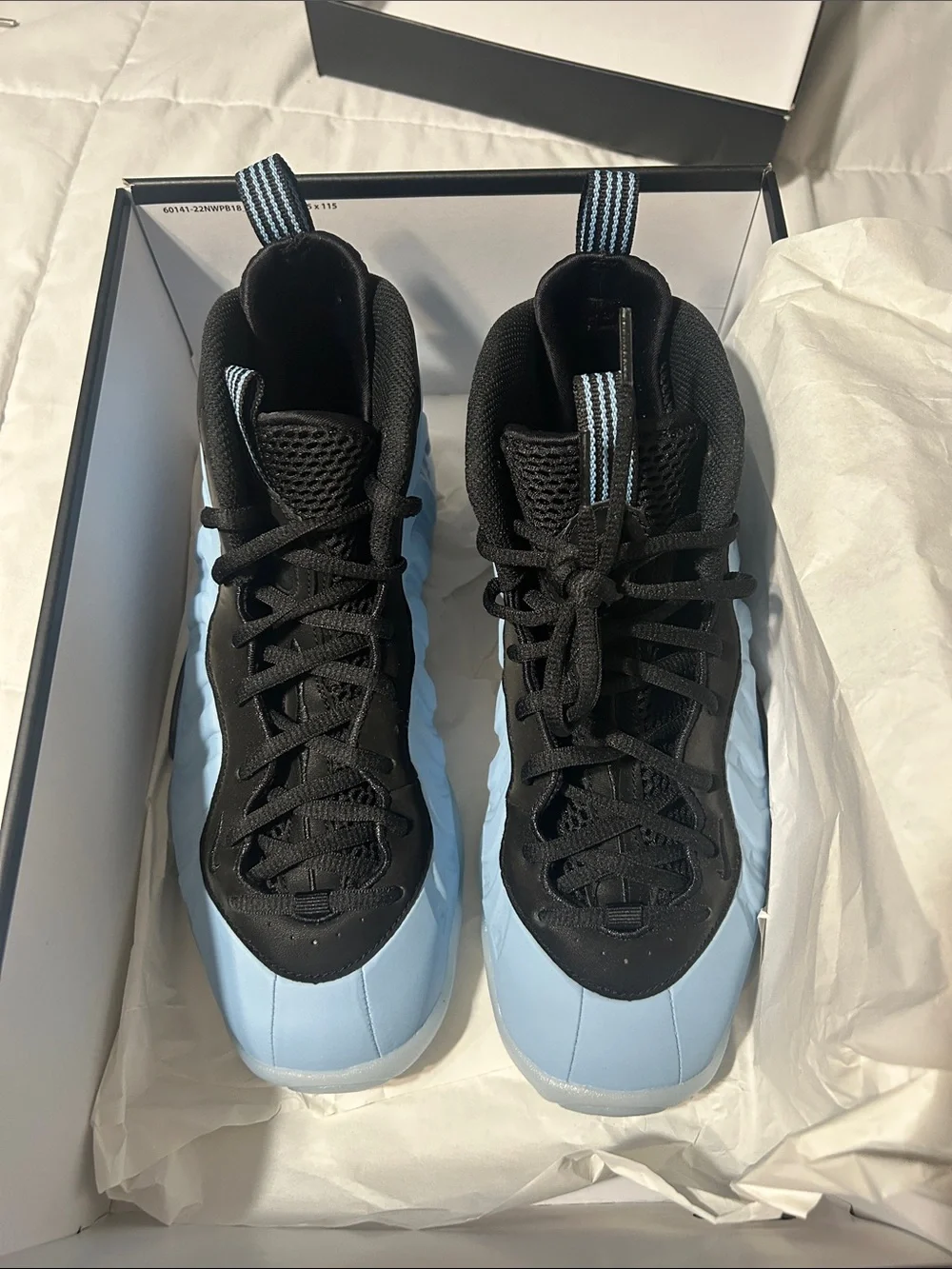 Nike Little Posite One (GS) Black and Psychic Blue